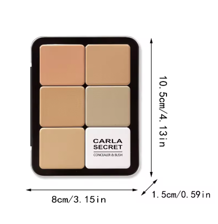 12-Color All-in-One Makeup Palette | Contour, Highlight, Blush & Concealer in One Box