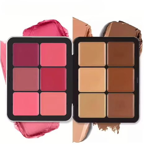 12-Color All-in-One Makeup Palette | Contour, Highlight, Blush & Concealer in One Box