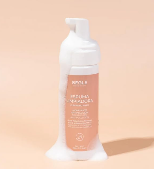 Segle | Facial Cleanser | Purifies, Hydrates, and Softens the Skin | Protective Effect | Anti-Pollution | With Hyaluronic Acid | Vegan-Friendly Product | 150 ml