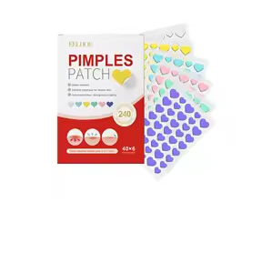240 pcs new pimple patches — heart/star/flower/round-shaped acne patches that hydrate and cover blemishes and imperfections.
