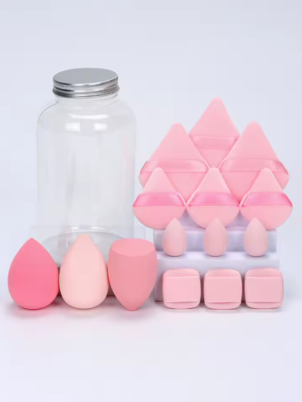 15-Piece Spring Beauty Sponge Set | Perfect for Powder & Foundation Blending