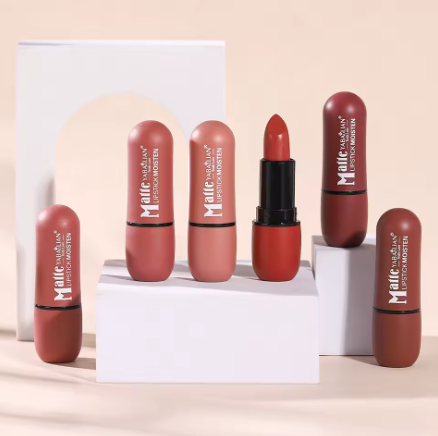 Velvet Matte Lipstick Set of 6 – Soft, Waterproof & Long-Lasting Color