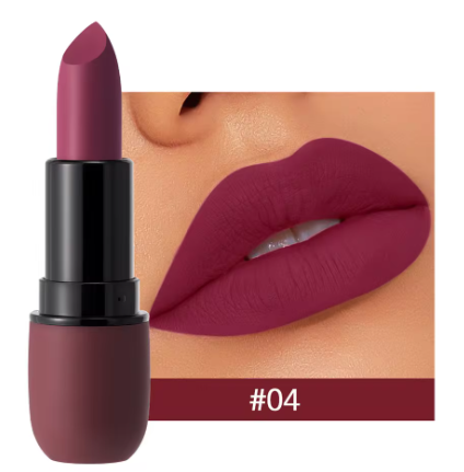 Velvet Matte Lipstick Set of 6 – Soft, Waterproof & Long-Lasting Color