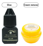 Eyelash Extension Kit – Individual Lashes with Glue & Cream Remover