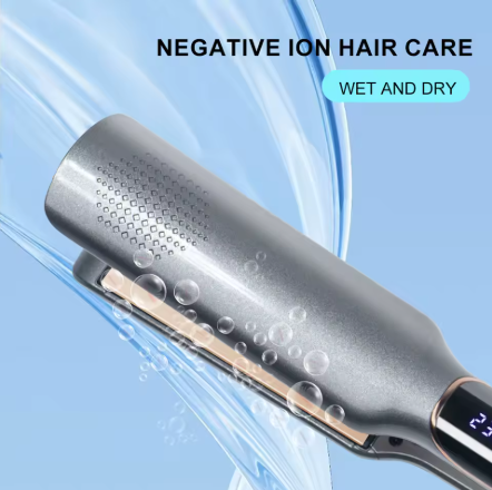 2-in-1 Professional Hair Straightener & Curler – Adjustable Temperature (13 Settings), Fast Heating for Wet & Dry Hair