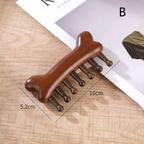 Wide-tooth comb for women and girls, natural meridian massage, anti-static, snag-free, suitable for straight or curly hair