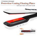 Professional hair straightener, steam flat iron, straightening brush, electric hair brushes, ceramic tourmaline steam straighteners